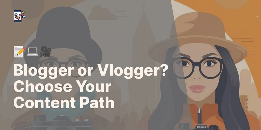 Blogger or Vlogger? Choose Your Content Path - 📝💻🎥